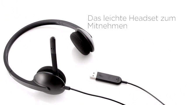 Logitech Stereo Headset H340 schwarz, Retail