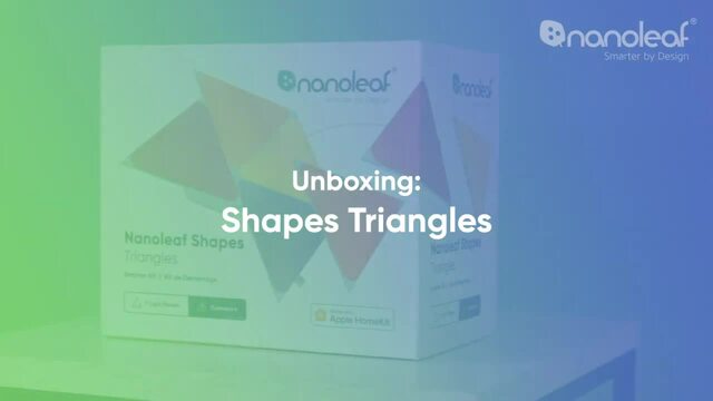 Nanoleaf Shapes Triangles Starter Kit - 15-pack, Lumière LED 1200K - 6500K