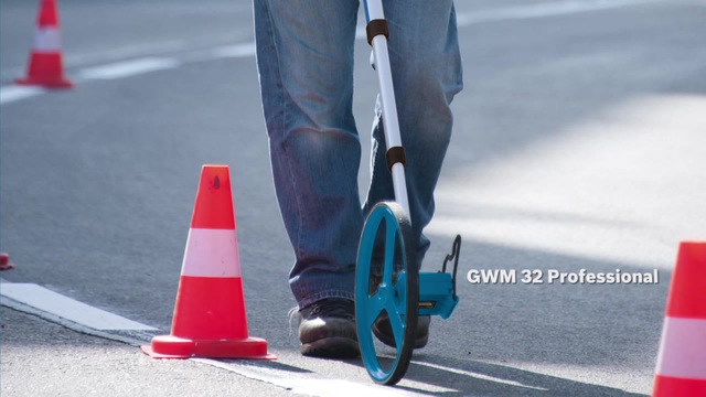 Bosch Molette de mesure GWM 32 Professional, Télémètre Bleu