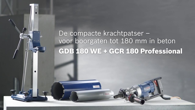 Bosch Boorstandaard GCR 180 Professional houder Blauw, voor diamantboormachine GDB 180 WE