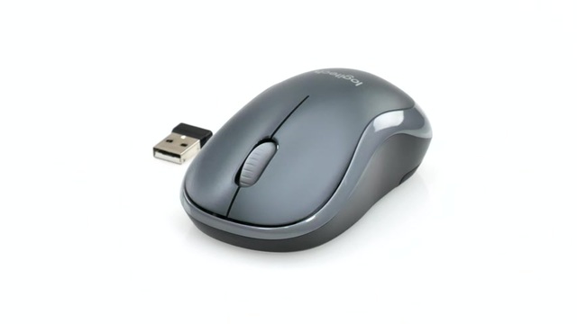 Logitech Wireless Mouse M185, Souris Gris, 1000 dpi, Vente au détail