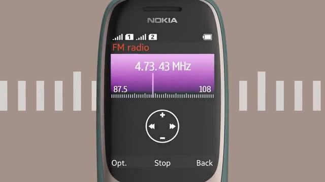Nokia 6310 (2021), Handy Green, 8 MB