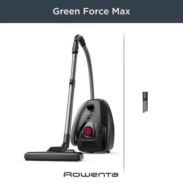 Rowenta Green Force Max RO4933, Bodenstaubsauger schwarz