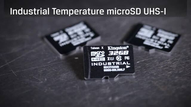 Kingston Industrial microSDHC 8 Go, Carte mémoire Noir, Adaptateur SD inclus, Classe 10, UHS-I, U3, V30, A1