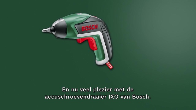 Bosch Accuschroevendraaier IXO V Basic schroefboor Groen/zwart