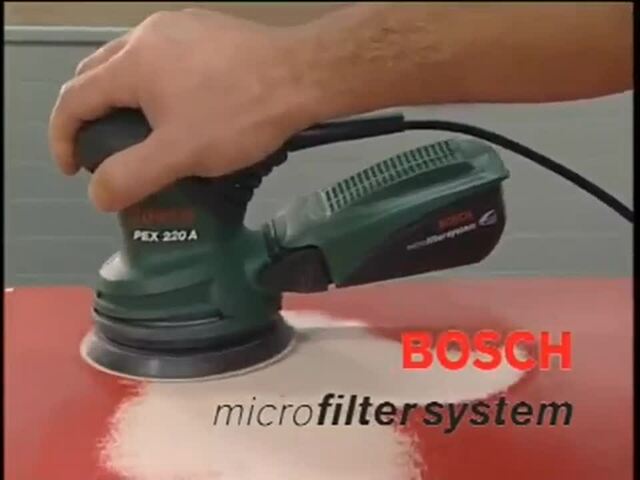 Bosch Excenterschuurmachine PEX 220 A excentrische schuurmachine Groen/zwart