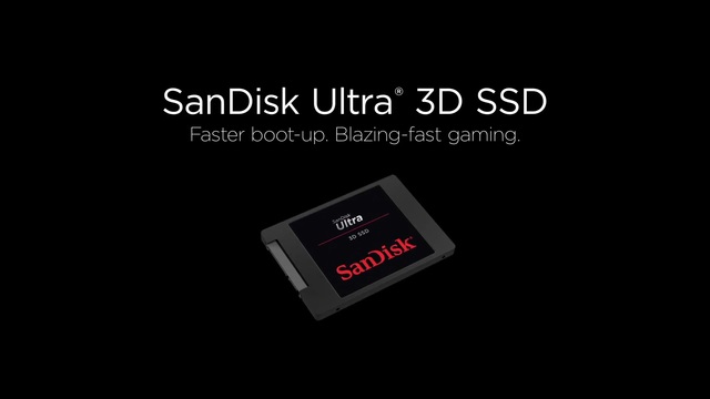 SanDisk Ultra 3D 2 TB, SSD schwarz, SATA 6 Gb/s, 2,5"