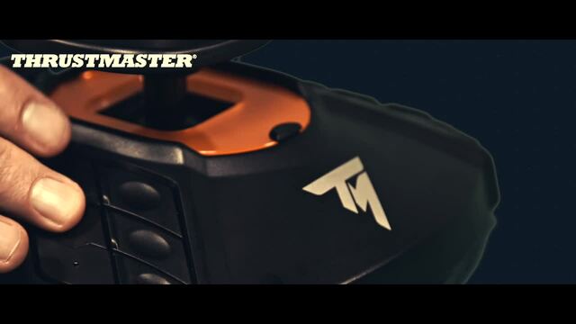 Thrustmaster T.16000M FCS Space Sim Duo, Joystick schwarz/orange