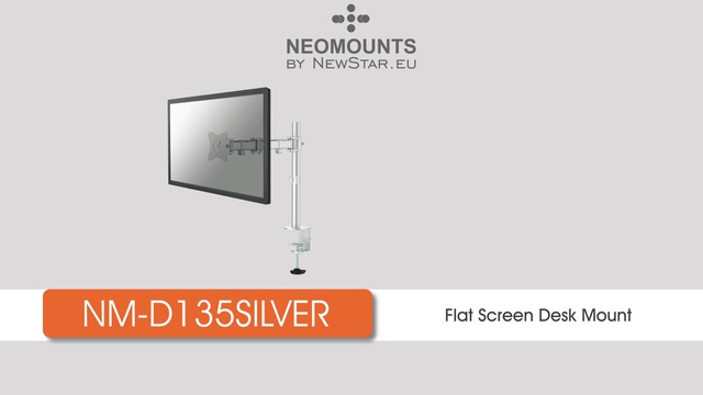 Neomounts NM-D135SILVER monitorarm Zilver